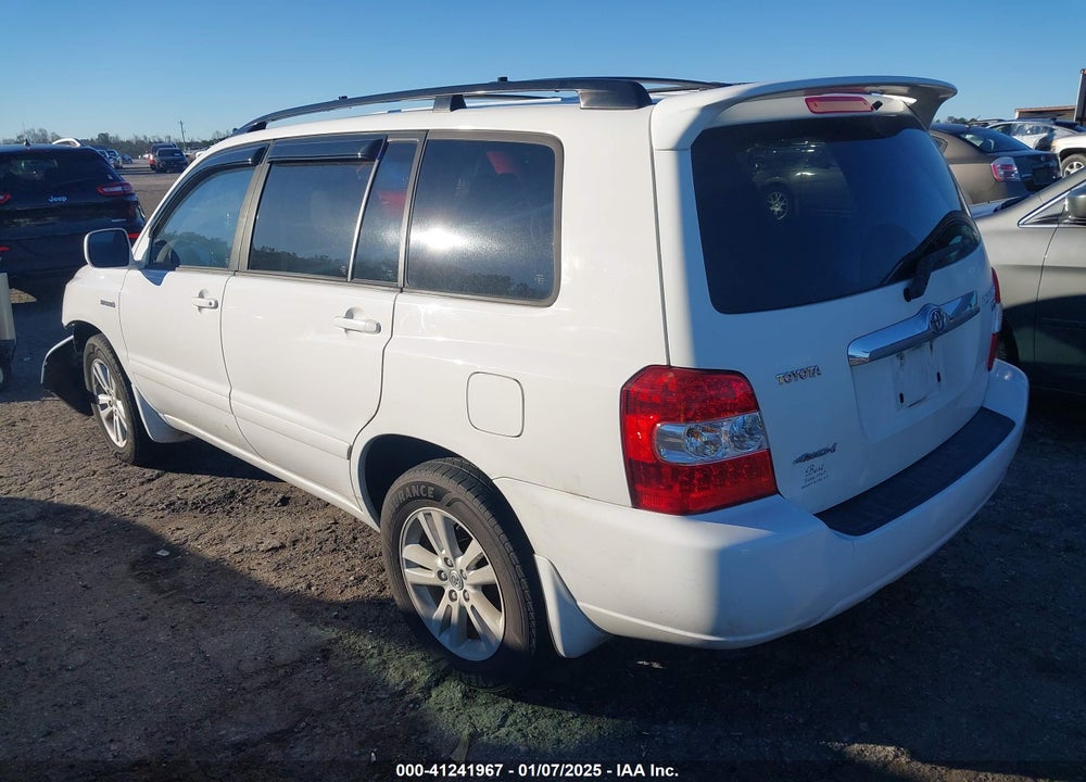 2006 TOYOTA HIGHLANDER HYBRID V6 VIN: JTEEW21A360022716
