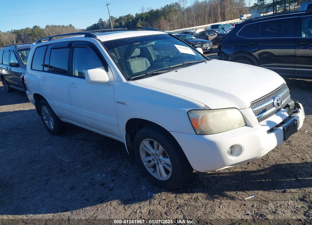 2006 TOYOTA HIGHLANDER HYBRID V6 VIN: JTEEW21A360022716