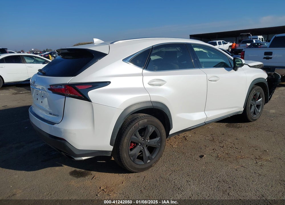 2017 LEXUS NX 200T VIN: JTJYARBZ5H2055847