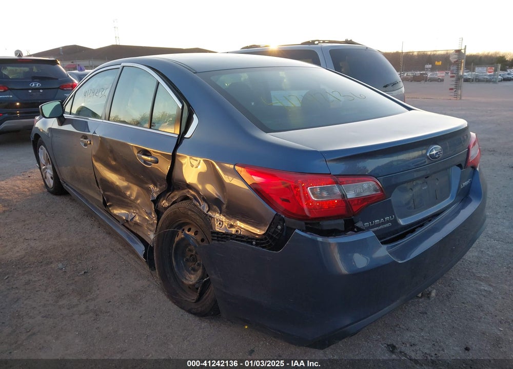 2018 SUBARU LEGACY VIN: 4S3BNAA6XJ3043991