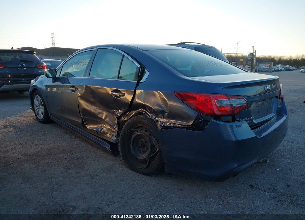 2018 SUBARU LEGACY VIN: 4S3BNAA6XJ3043991