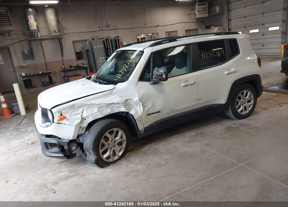 2017 JEEP RENEGADE LATITUDE FWD VIN: ZACCJABB8HPF53080