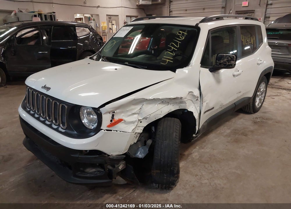 2017 JEEP RENEGADE LATITUDE FWD VIN: ZACCJABB8HPF53080