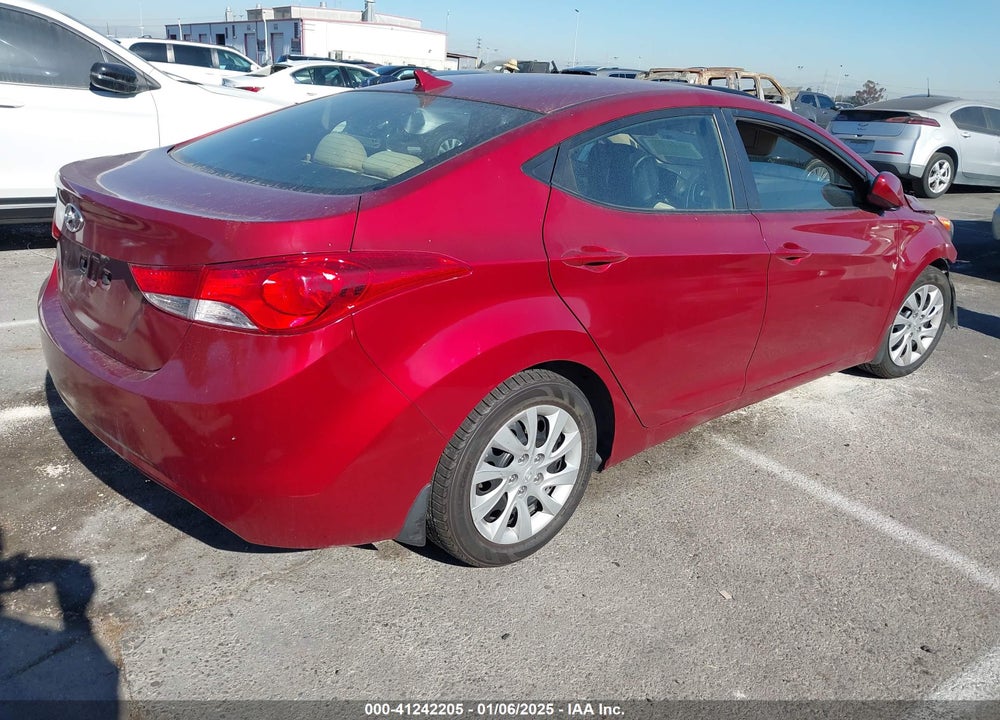 2013 HYUNDAI ELANTRA GLS VIN: 5NPDH4AE7DH194174