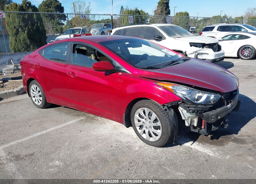 2013 HYUNDAI ELANTRA GLS VIN: 5NPDH4AE7DH194174