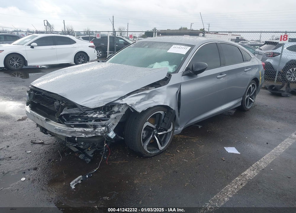 2022 HONDA ACCORD SPORT VIN: 1HGCV1F3XNA038232