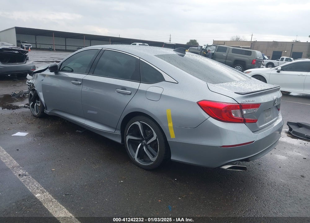 2022 HONDA ACCORD SPORT VIN: 1HGCV1F3XNA038232