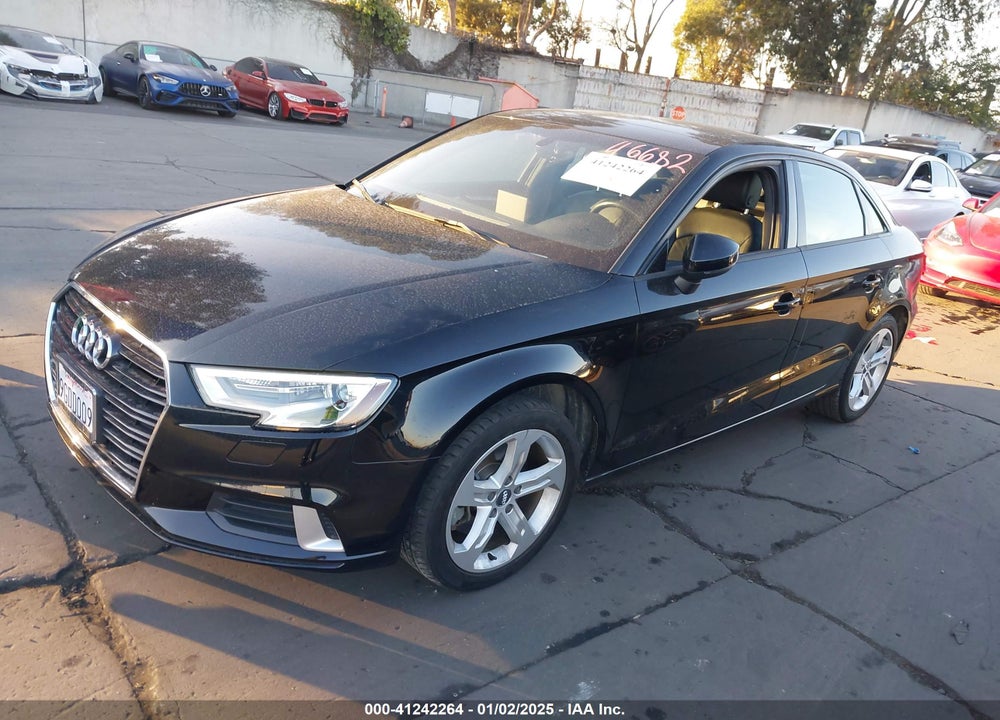 2018 AUDI A3 2.0T PREMIUM VIN: WAUAUGFFXJ1033593