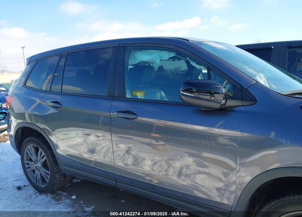 2019 HONDA PASSPORT EX-L VIN: 5FNYF8H51KB009486