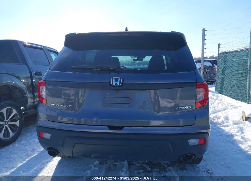 2019 HONDA PASSPORT EX-L VIN: 5FNYF8H51KB009486