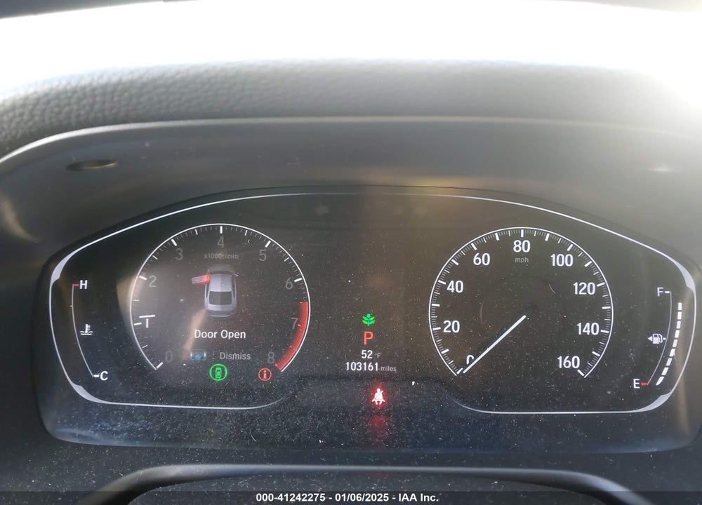 2019 HONDA ACCORD VIN: 1HGCV1F3XKA142599