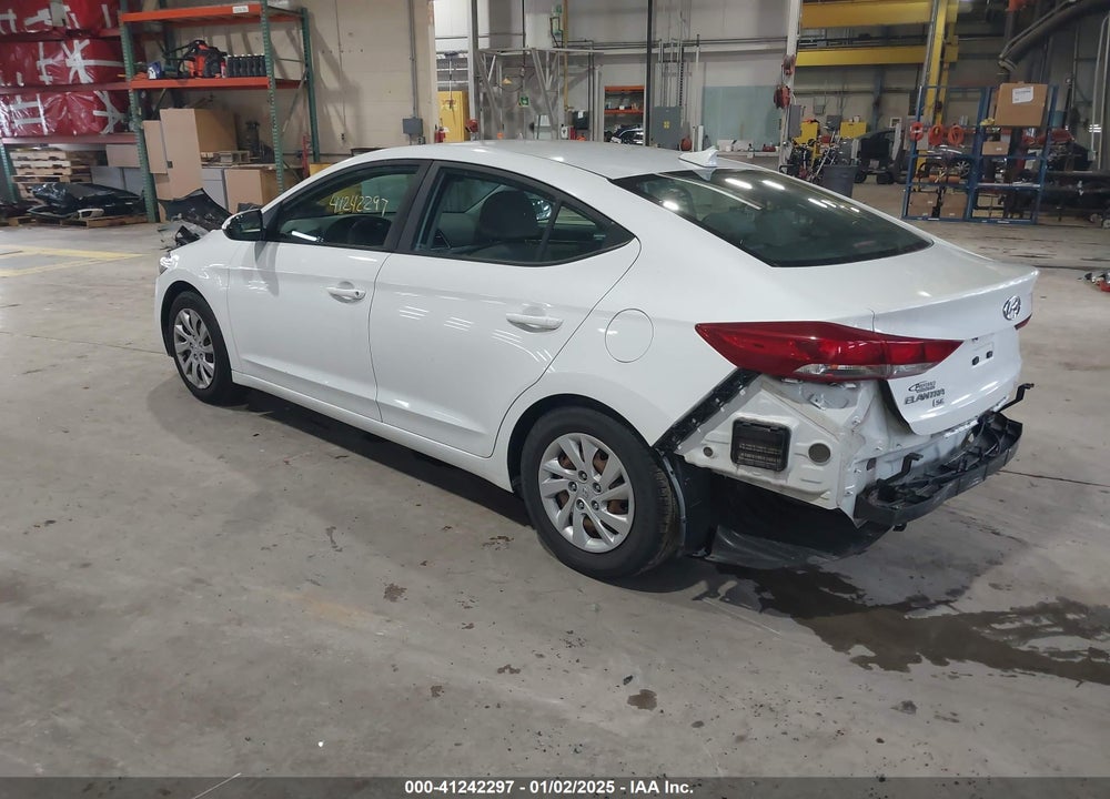 2017 HYUNDAI ELANTRA VIN: 5NPD74LF1HH196873