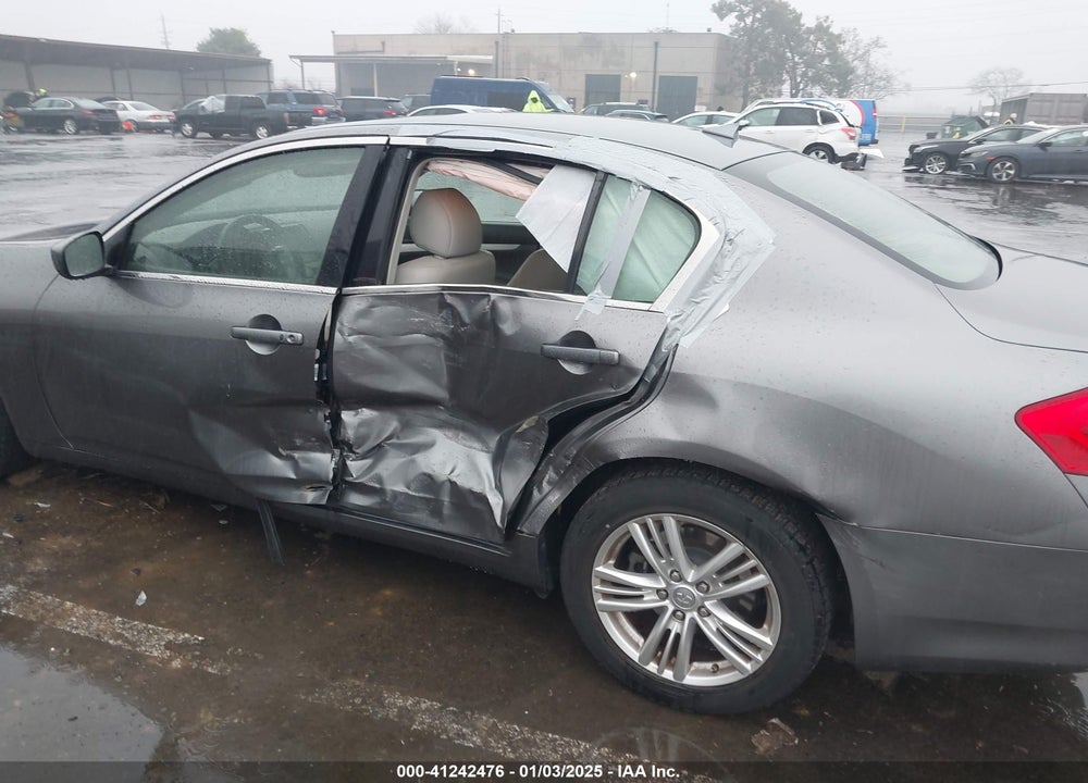 2013 INFINITI G37X VIN: JN1CV6AR8DM752514