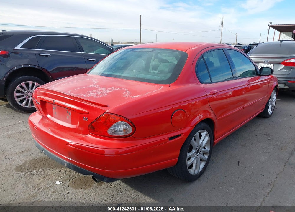 2002 JAGUAR X-TYPE 2.5L VIN: SAJEA53D12XC36640