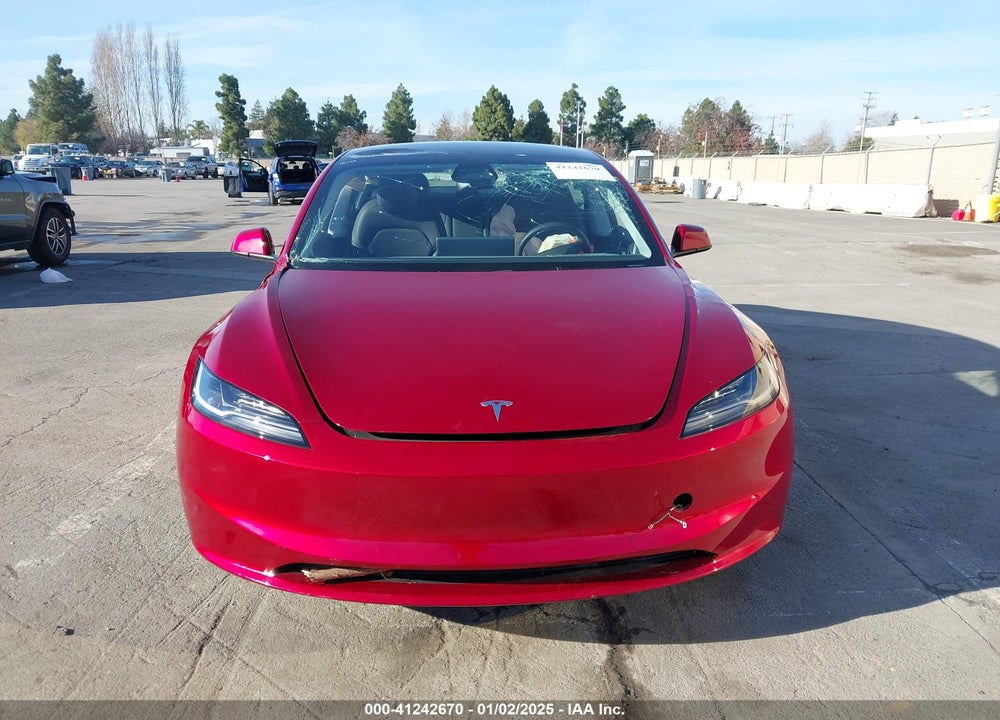2024 TESLA MODEL 3 LONG RANGE DUAL MOTOR ALL-WHEEL DRIVE/REAR-WHEEL DRIVE VIN: 5YJ3E1EA9RF741753