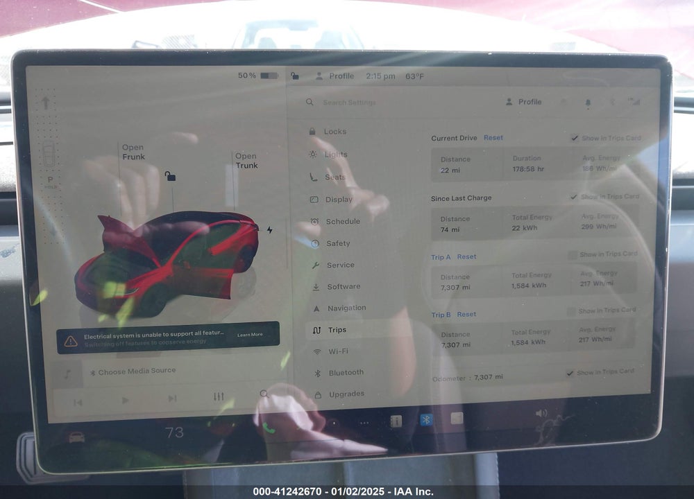 2024 TESLA MODEL 3 LONG RANGE DUAL MOTOR ALL-WHEEL DRIVE/REAR-WHEEL DRIVE VIN: 5YJ3E1EA9RF741753