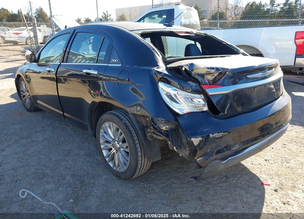 2012 CHRYSLER 200 LIMITED VIN: 1C3CCBCB9CN116693