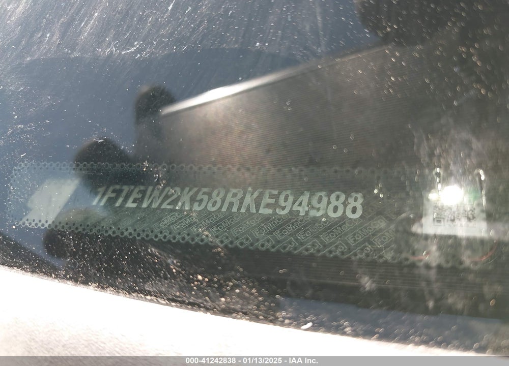 2024 FORD F150 VIN: 1FTEW2K58RKE94988