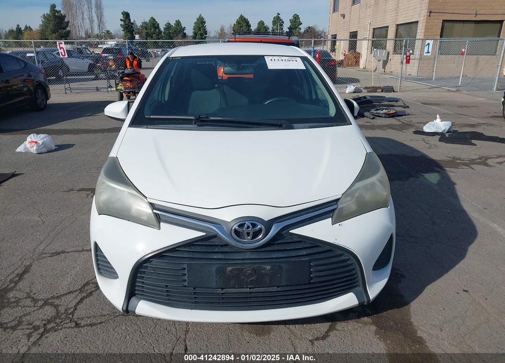 2015 TOYOTA YARIS VIN: VNKKTUD30FA038365