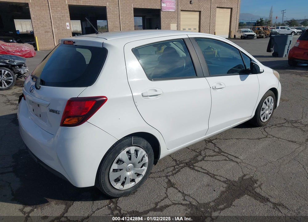 2015 TOYOTA YARIS VIN: VNKKTUD30FA038365