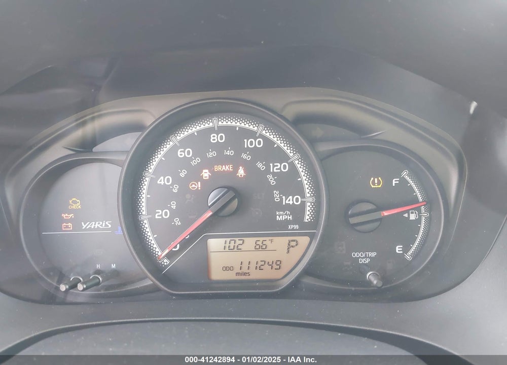 2015 TOYOTA YARIS VIN: VNKKTUD30FA038365