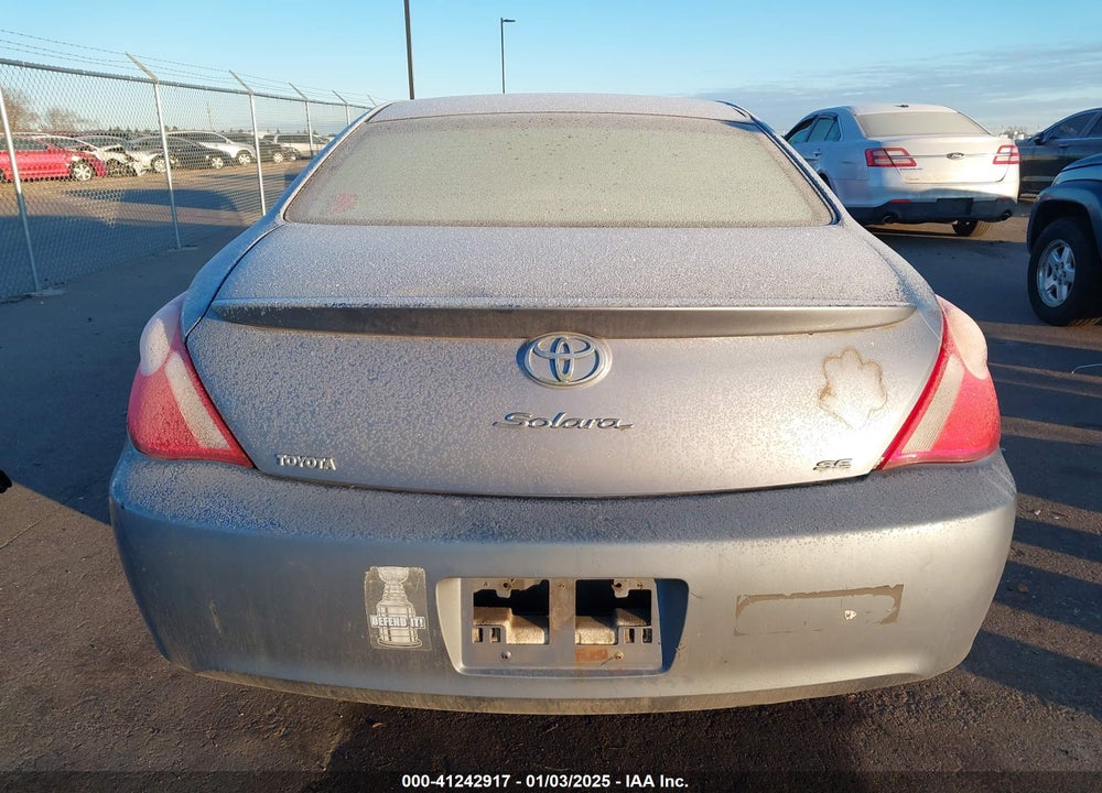 2004 TOYOTA CAMRY SOLARA SE VIN: 4T1CE38PX4U883620