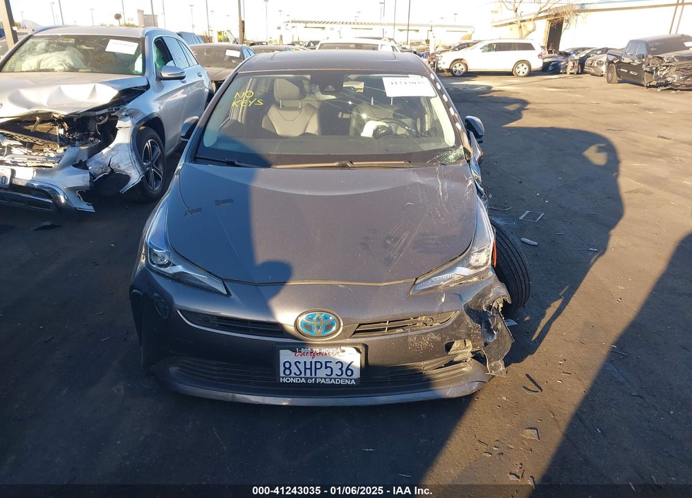 2020 TOYOTA PRIUS LIMITED VIN: JTDKARFU9L3104882