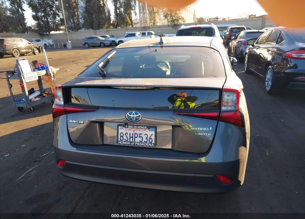 2020 TOYOTA PRIUS LIMITED VIN: JTDKARFU9L3104882