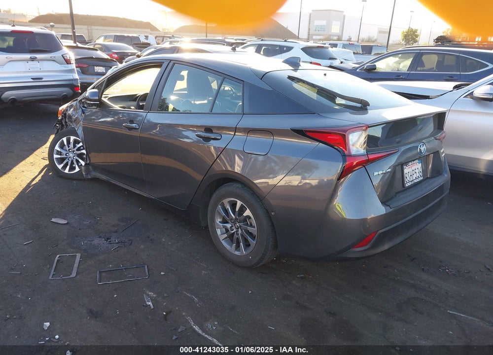 2020 TOYOTA PRIUS LIMITED VIN: JTDKARFU9L3104882