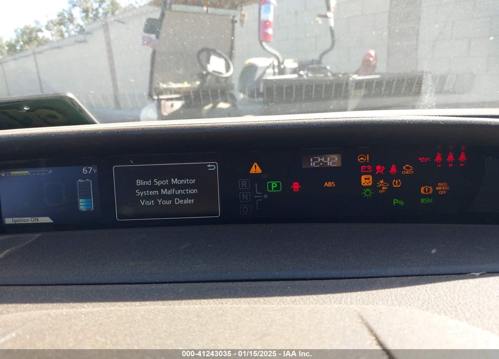 2020 TOYOTA PRIUS LIMITED VIN: JTDKARFU9L3104882