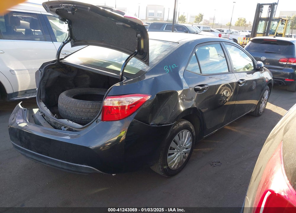 2017 TOYOTA COROLLA LE VIN: 2T1BURHE0HC870799