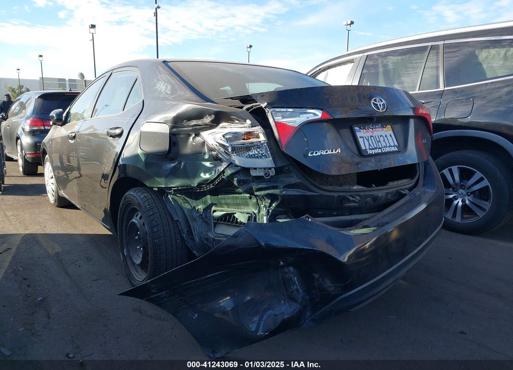 2017 TOYOTA COROLLA LE VIN: 2T1BURHE0HC870799