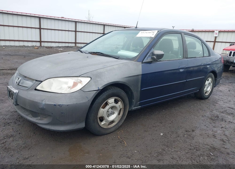 2005 HONDA CIVIC HYBRID VIN: JHMES95695S008724