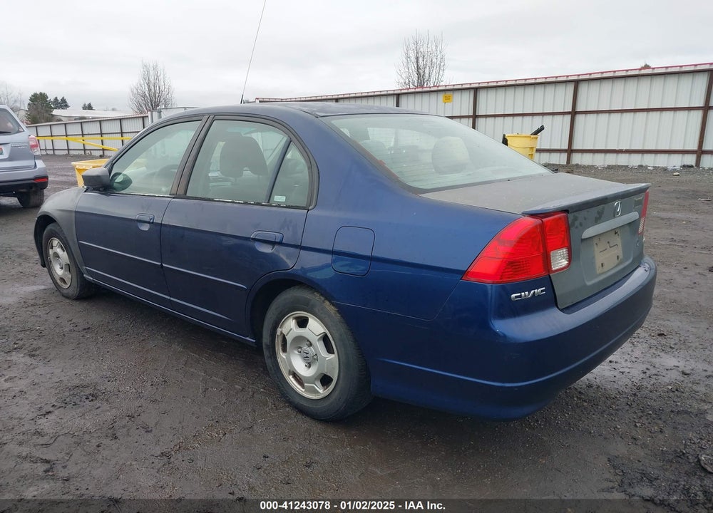2005 HONDA CIVIC HYBRID VIN: JHMES95695S008724