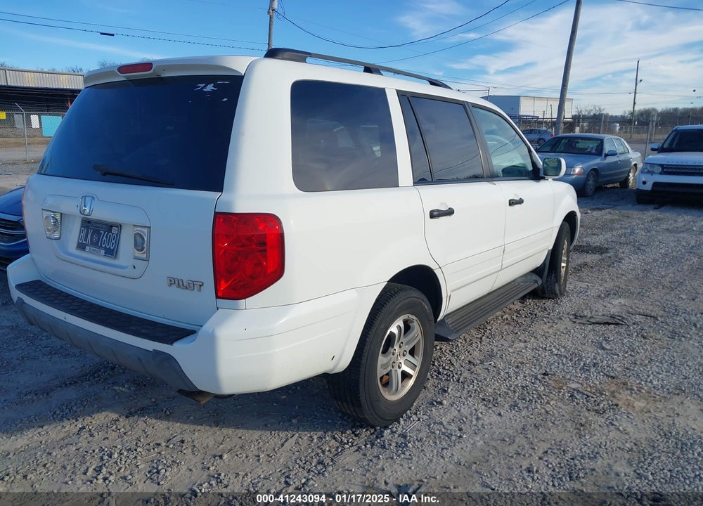 2005 HONDA PILOT EX VIN: 5FNYF184X5B023972