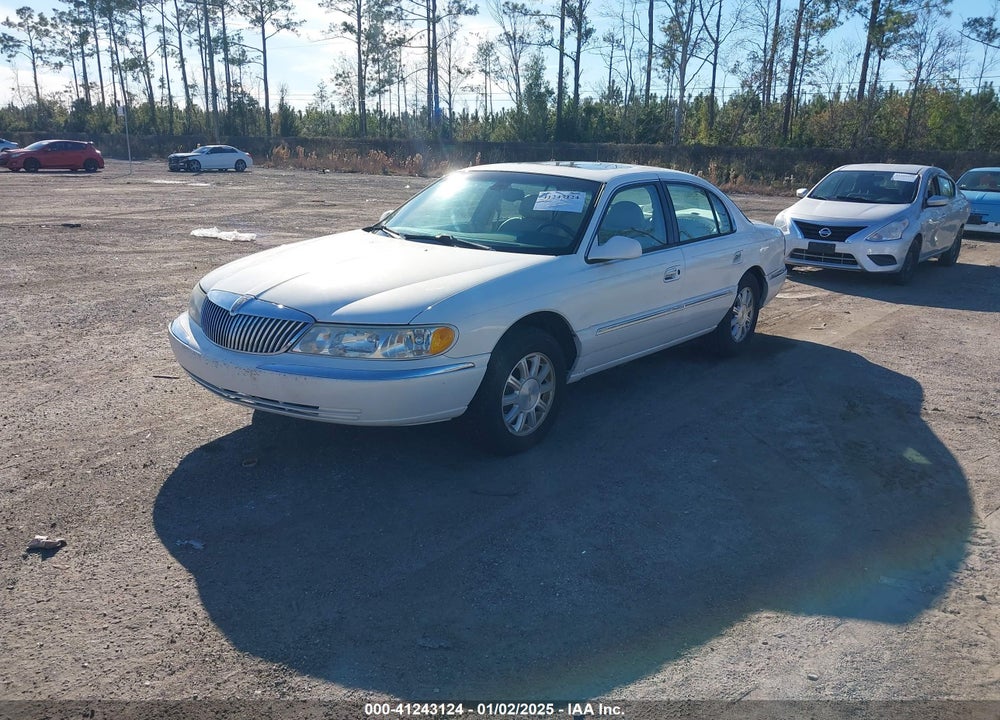 2002 LINCOLN CONTINENTAL VIN: 1LNHM97V02Y646300
