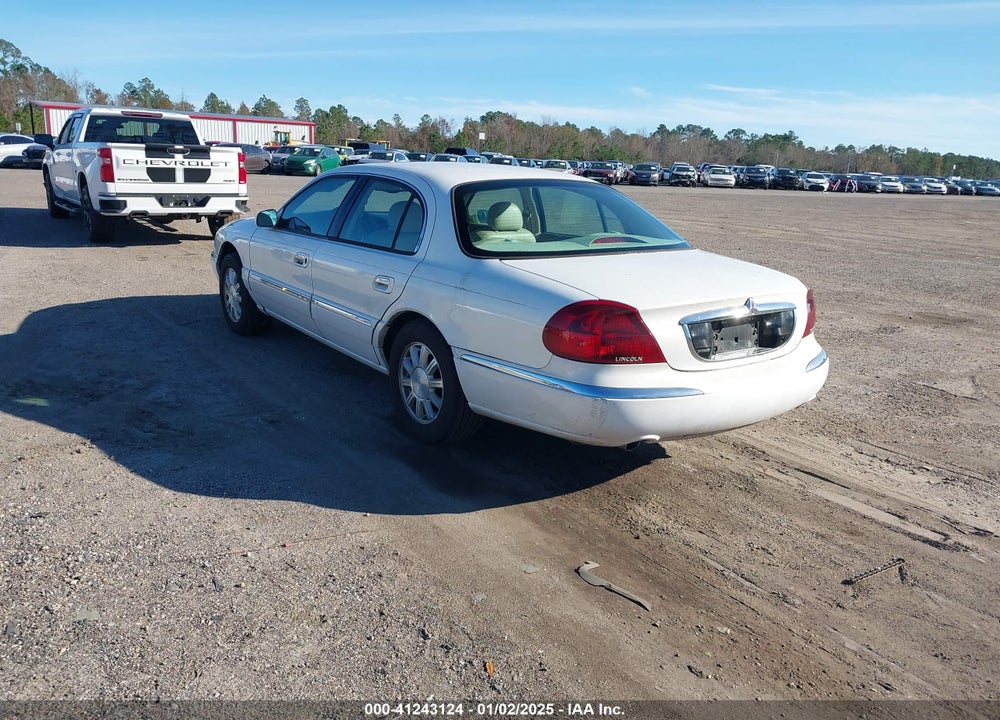 2002 LINCOLN CONTINENTAL VIN: 1LNHM97V02Y646300