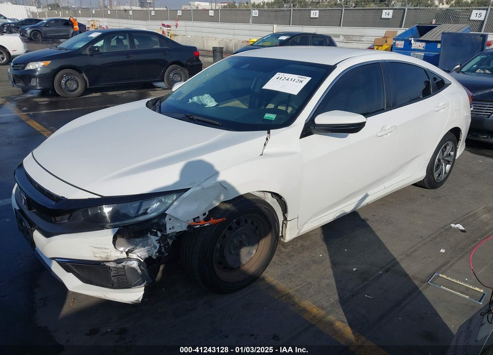 2019 HONDA CIVIC LX VIN: 2HGFC2F64KH532618