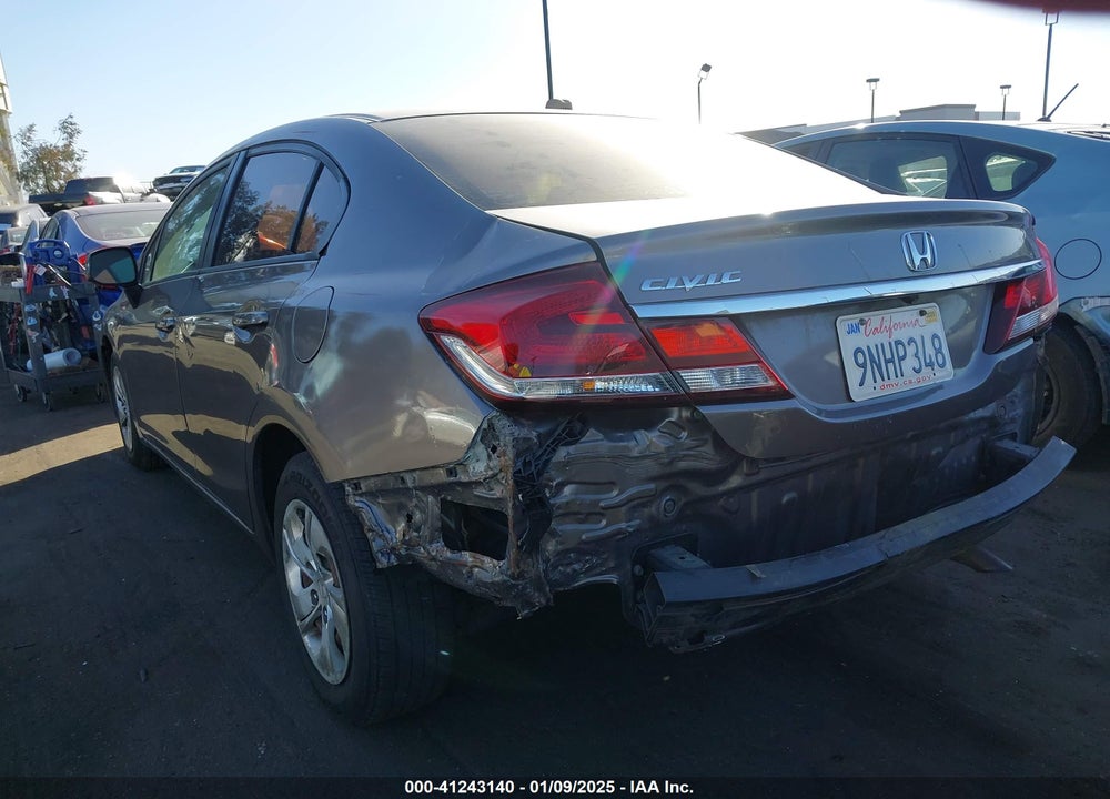 2013 HONDA CIVIC LX VIN: 19XFB2F58DE292190