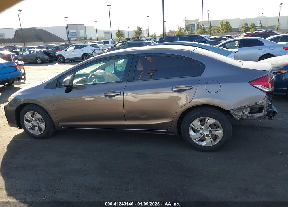 2013 HONDA CIVIC LX VIN: 19XFB2F58DE292190