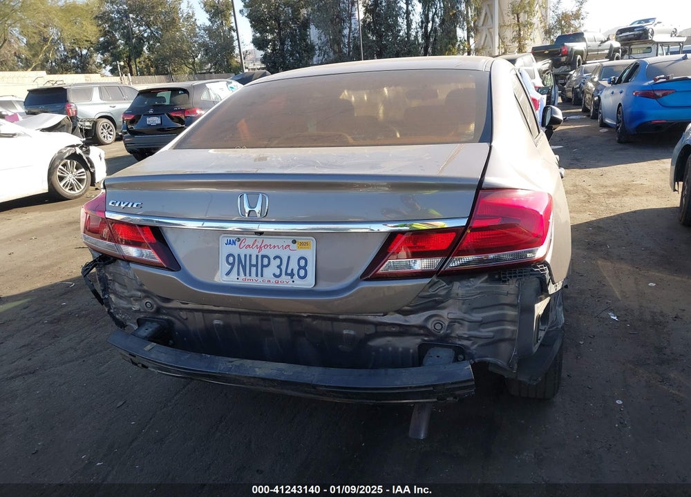 2013 HONDA CIVIC LX VIN: 19XFB2F58DE292190