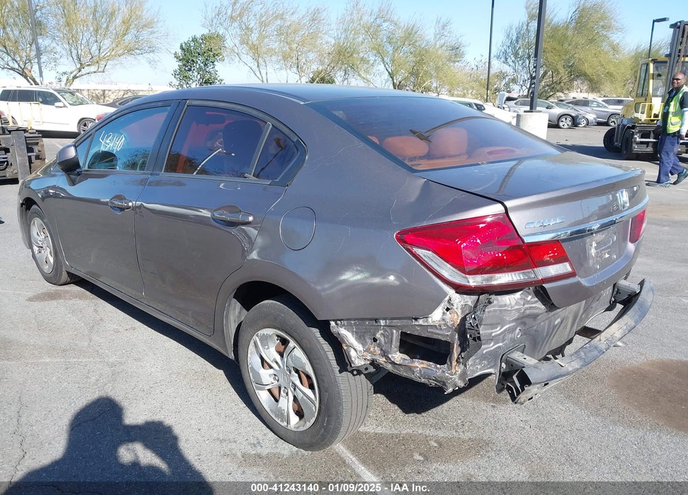 2013 HONDA CIVIC LX VIN: 19XFB2F58DE292190