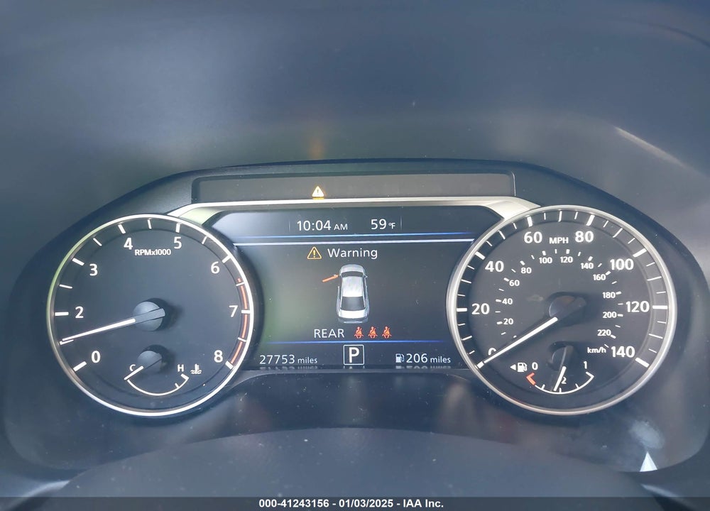 2024 NISSAN ALTIMA SV FWD VIN: 1N4BL4DV3RN391213