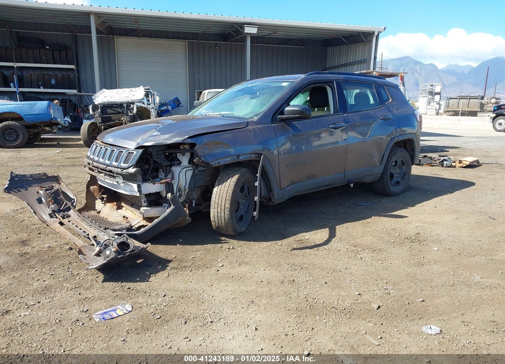 2019 JEEP COMPASS SPORT FWD VIN: 3C4NJCAB0KT736740