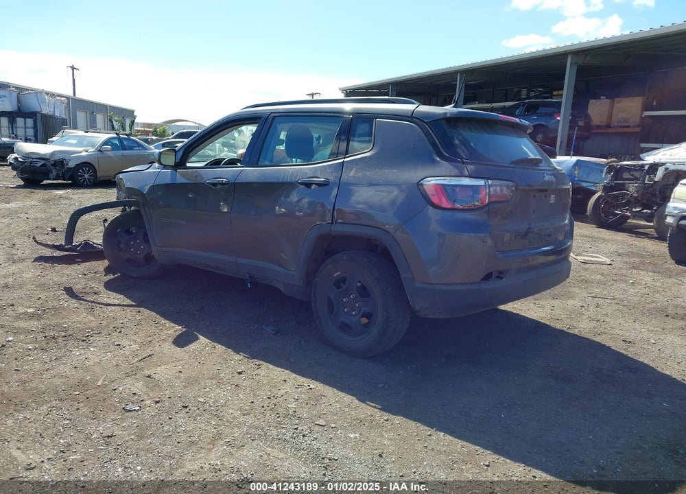 2019 JEEP COMPASS SPORT FWD VIN: 3C4NJCAB0KT736740