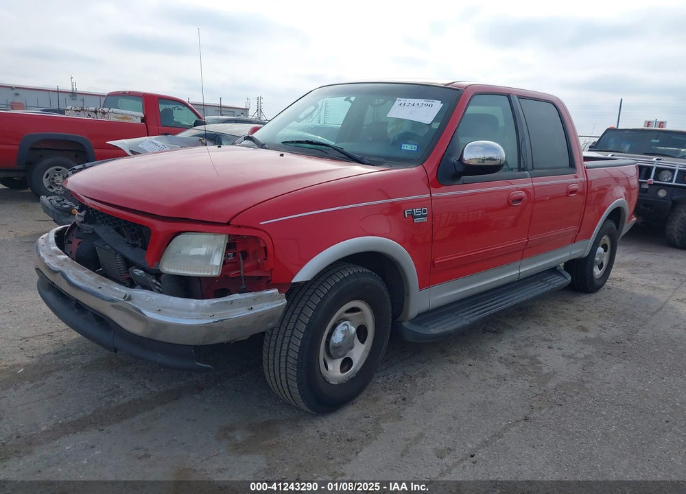 2002 FORD F-150 LARIAT/XLT VIN: 1FTRW07L82KE35460
