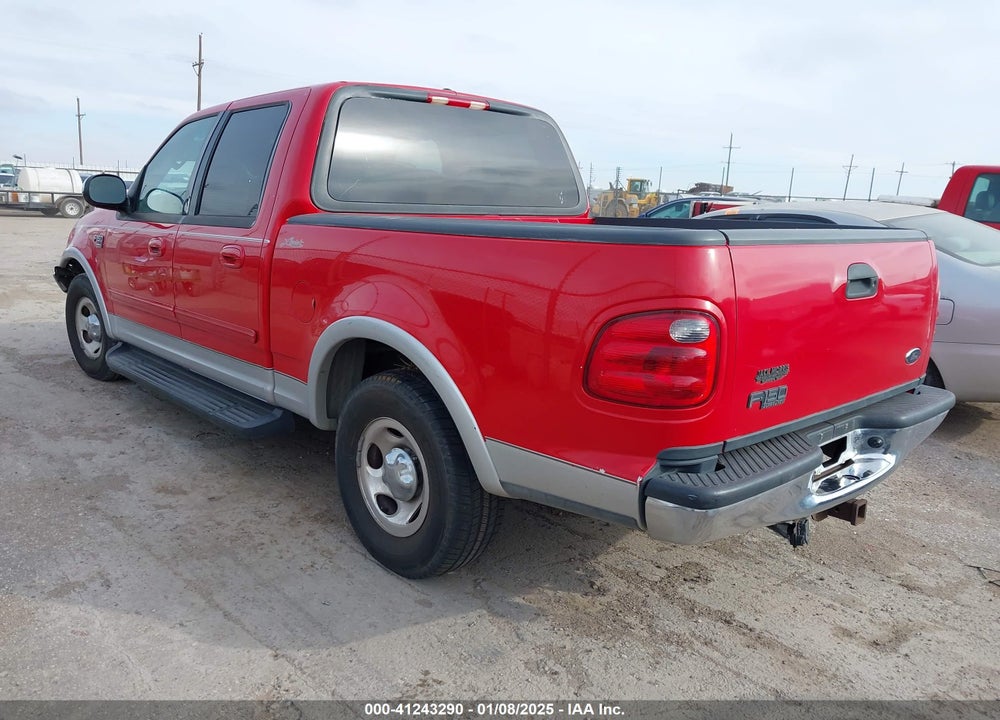 2002 FORD F-150 LARIAT/XLT VIN: 1FTRW07L82KE35460