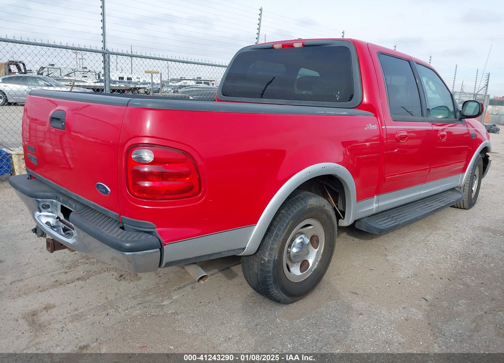 2002 FORD F-150 LARIAT/XLT VIN: 1FTRW07L82KE35460