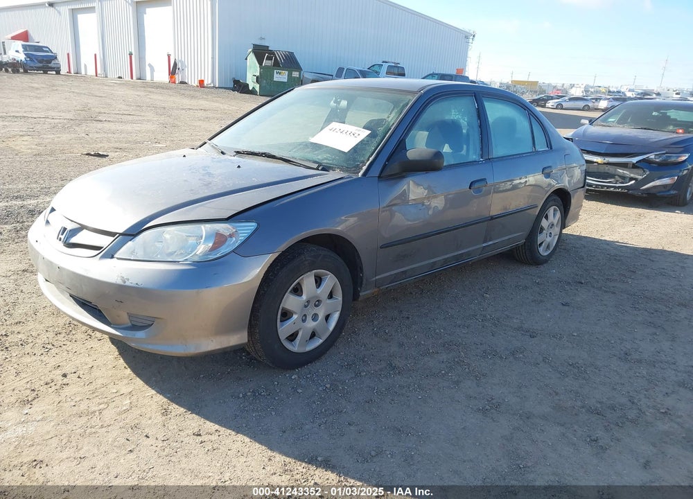 2005 HONDA CIVIC VP VIN: 1HGES16385L005266