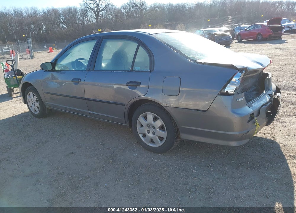 2005 HONDA CIVIC VP VIN: 1HGES16385L005266